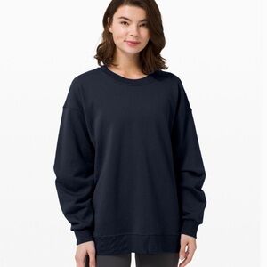 lululemon athletica Navy Crew Neck Sweater
